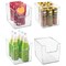 mDesign Kitchen Plastic Storage Organizer Bin with Open Front